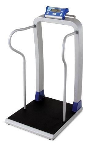 Handrail Scale, BMI Calculator, 1000 lbs/ 454 kg, Platform: 25