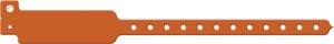 Wristband, Adult/ Pediatric, Write-On Vinyl, Orange, 500/bx