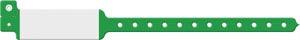 Wristband, Adult/ Pediatric, Imprinter Vinyl, Custom Printed, Green, 500/bx