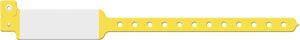 Wristband, Adult/ Pediatric, Imprinter Vinyl, Yellow, 500/bx