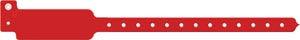 Wristband, Adult/ Pediatric, Write-On Tri-Laminate, Red, 500/bx