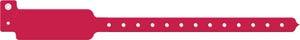 Wristband, Adult/ Pediatric, Write-On Tri-Laminate, Custom Printed, Cranberry, 500/bx