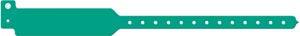 Wristband, Adult, Write-On Tri-Laminate, Custom Printed, Green, 500/bx