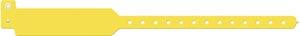 Wristband, Adult, Write-On Tri-Laminate, Yellow, 500/bx