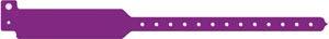 Wristband, Adult, Write-On Tri-Laminate, Custom Printed, Purple, 500/bx