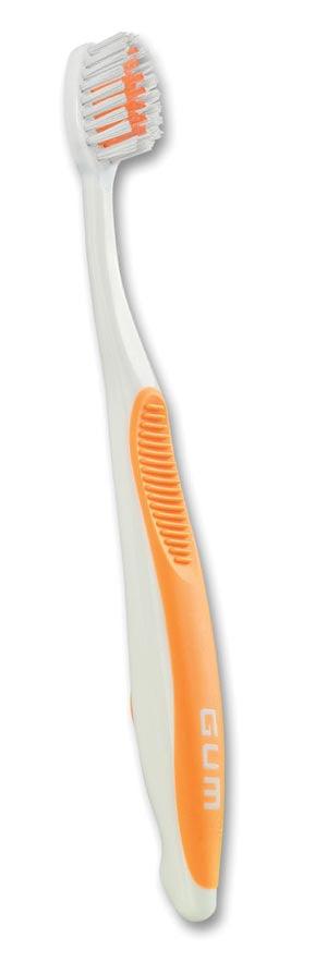 Orthodontic Toothbrush, Soft Nylon Bristles, 4-Row, 