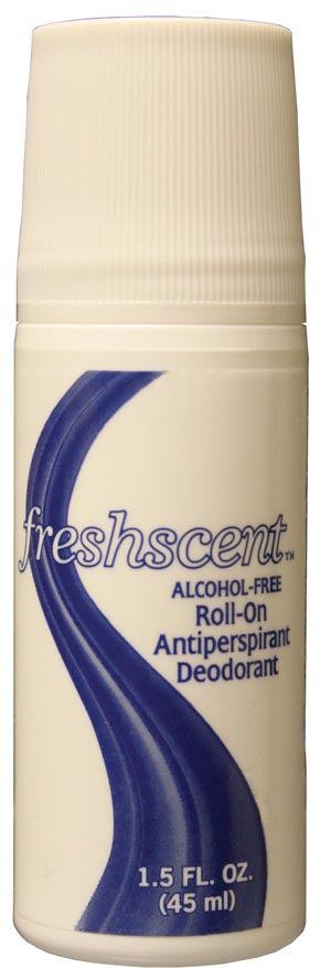 Anti-Perspirant Roll-On Deodorant, 1.5 oz White Bottle, Alcohol Free, 96/cs (Made in USA)