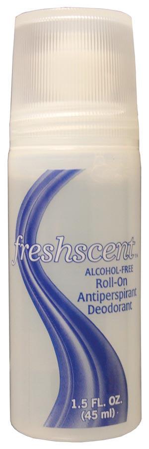 Anti-Perspirant Roll-On Deodorant, 1.5 oz Clear Bottle, Alcohol Free, 96/cs (Made in USA)