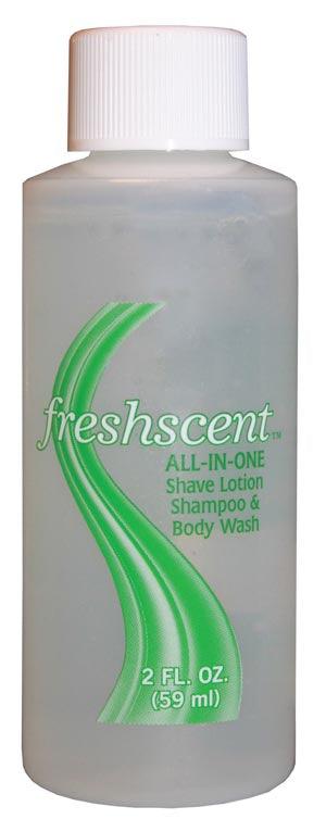 3-in-1 Shampoo/ Shave Gel/ Body Wash, 2 oz, 96/cs (Made in USA)