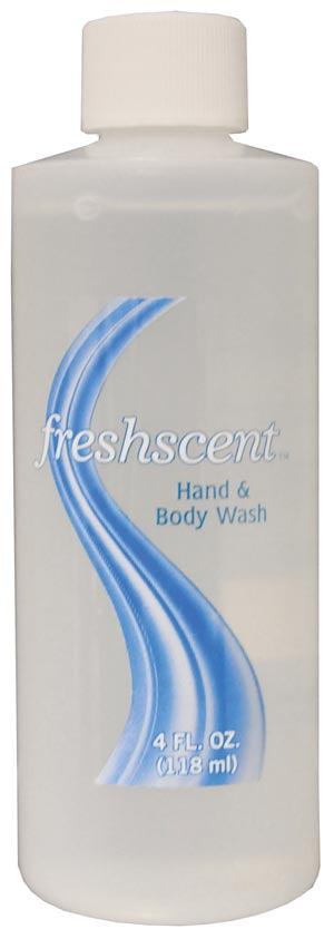 Liquid Hand & Body Wash, 4 oz, 60/cs (Made in USA)