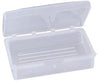 Clear Soap Dish, Hinged Lid, 100/cs