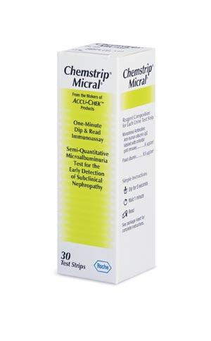 Chemstrip Micral®, CLIA Waived, 30/vial (Ships on ice)