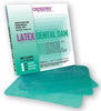 Dental Dam, Heavy, Green,  6" x 6", Mint, 36 sheets/bx