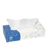 Flat Facial Tissue, 8.8"x7.4",  125/bx, 30 bx/cs