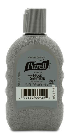 Instant Hand Sanitizer, 3 fl oz FST™ Bottle, Foliage Green with Disc-Cap, 24/cs (Item is considered HAZMAT and cannot ship via Air or to AK, GU, HI, PR, VI)