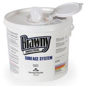 Brawny Industrial Surface System Wiper, White, 12