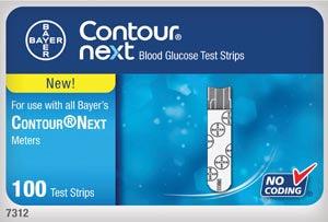 Blood Glucose Test Strips, 100/btl (Continental US+HI, PR Only)