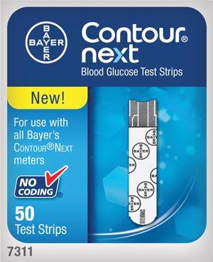 Blood Glucose Test Strips, 50/btl (Continental US+HI, PR Only)