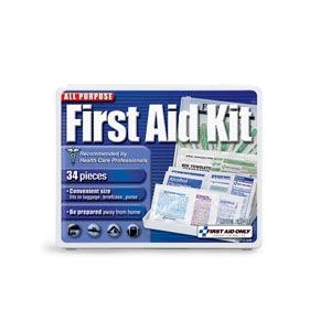 Personal First Aid Kit, 34 Piece, Plastic Case (DROP SHIP ONLY - $150 Minimum Order)