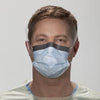 Fluidshield® Fog-Free Procedure Mask with Earloops, Wraparound Visor, Blue, 25/pkg, 4 pkg/cs