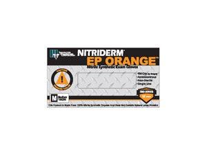 Gloves, Exam, X-Large, Nitrile, Non-Sterile, PF, Textured, 6.5 mil Finger Thickness, High Risk, Orange, 100/bx, 10 bx/cs