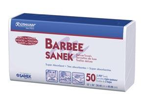 Barbee Sanek® Towel, White, 12