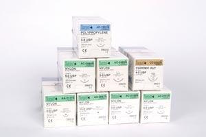 5/0 Nylon Suture, Blue Mono, 8