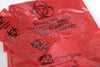 Hamper Bags, 11" x 14¼", 1.25 mil, Red, "Biohazardous Waste", 20/rl, 10 rl/cs