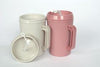 Pitcher, Insulated, Straw & Lid, Rose, 22 oz, 48/cs