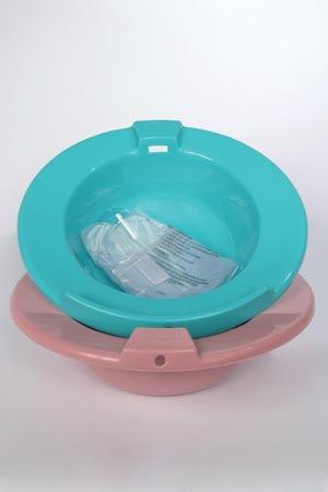 Sitz Bath Set, Turquoise, 10/cs