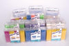 Dispenser Kit, Regular Size, Assorted (Blue/ Green/ Peach/ Purple), 1 Dispenser + 4 Cartridges of 100 Applicators, 400/pk