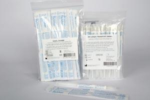 QuickVue Influenza Swab Pack, 25 Individually Pouched Sterile Foam Swabs, For Use with QuickVue Influenza & QuickVue Influenza A+B Tests Only, 25/pk