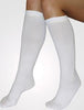 Knee-Length, Smooth Finish, Medium, White, 12 pr/cs