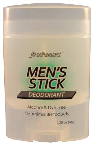 Men's Stick Deodorant, 2.25 oz, Alcohol & Aluminum Free, 24/bx