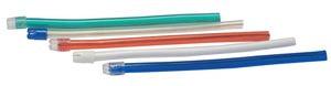 Saliva Ejectors, Assorted Colors w/ White Tip, 100/bg (10 bg/cs, 84 cs/plt)