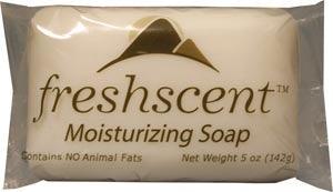 Freshscent Moisturizing Soap, Vegetable Based, Individually Wrapped, 5 oz, 72/cs