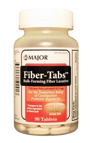 Fiber Tablets, 90s, Compare to Fibercon®, NDC# 00904-2500-91