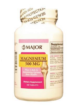 Magnesium Oxide, 500mg, Tablets, 100s, NDC# 00904-4239-60