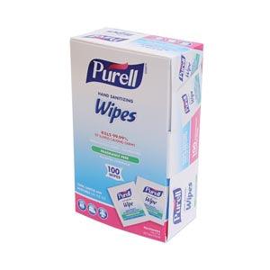 Wipes, Individually Wrapped, 100 Ct Box, 10 bx/cs (Item is considered HAZMAT and cannot ship via Air to AK, GU, HI, PR or VI)