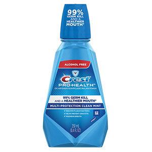 Crest ProHealth Rinse, Clean Mint, Alcohol-Free, 250ml, 6/cs