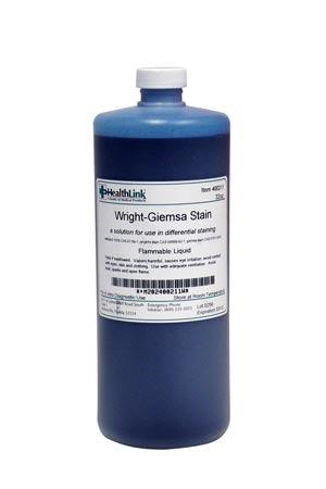 Wright Giemsa Stain, 32 oz (Item is Non-Returnable)  (Item is considered HAZMAT and cannot ship via Air or to AK, GU, HI, PR, VI)