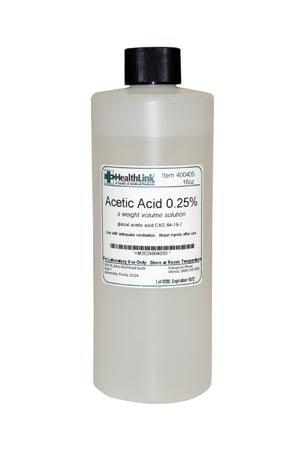 Acetic Acid, 0.25%, 16 oz (Item is Non-Returnable)