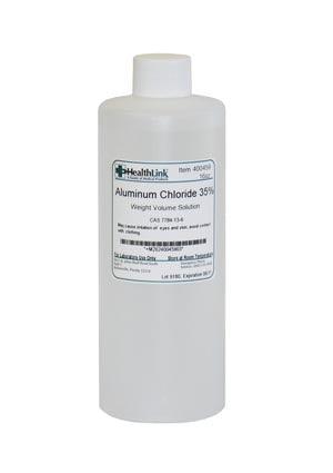 Aluminum Chloride, 35%, 16 oz (Item is Non-Returnable)