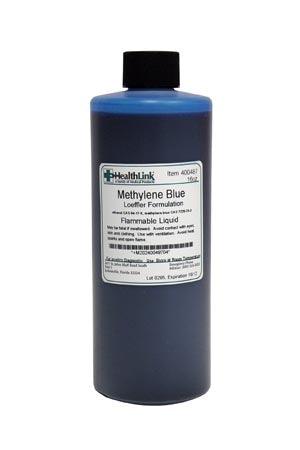 Methelyne Blue Loeffler, 16 oz (Item is Non-Returnable)  (Item is considered HAZMAT and cannot ship via Air or to AK, GU, HI, PR, VI)