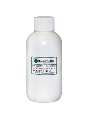 Potassium Hydroxide, 10%, 4 oz (Item is Non-Returnable)  (Item is considered HAZMAT and cannot ship via Air or to AK, GU, HI, PR, VI)