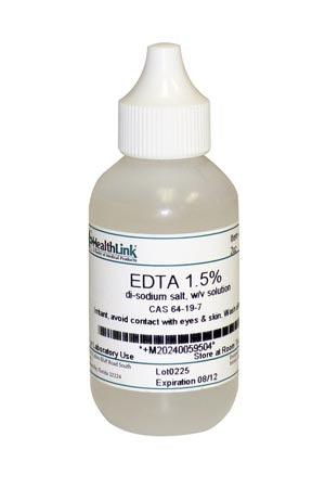 Disodium EDTA, 1.5%, Dropper Bottle, 2 oz (Item is Non-Returnable)