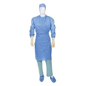 Gown, Surgical, Impervious in the Chest and Outside of the Sleeve, Sterile-Back, XX-Large, 20/cs