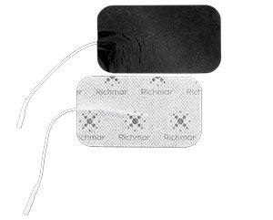 MultiStim Electrodes, 5cm x 9cm (2” x 3.5”), Rectangle, Cloth,  4/pk, 10 pk/bg, 1 bg/cs