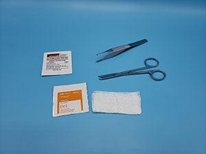 Suture Removal Kit Same as #723 except: 1 Littauer Scissors instead of Iris Scissors, Sterile, 50/cs