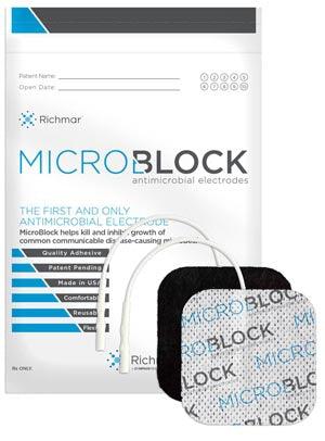 MicroBlock Antimicrobial Electrodes, 2” x 2